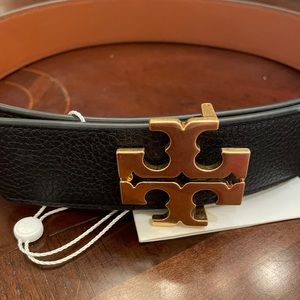 NWT Tory Burch Logo Reversible Belt Size Small